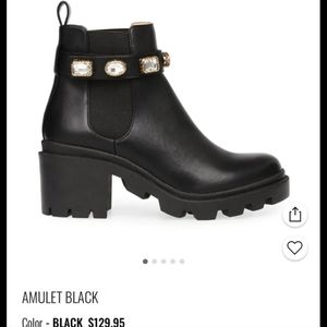 Steve Madden Chunky Jeweled Booties